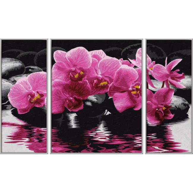 KIT PICTURA PE NUMERE SCHIPPER ORHIDEE, 3 TABLOURI VIV609260603