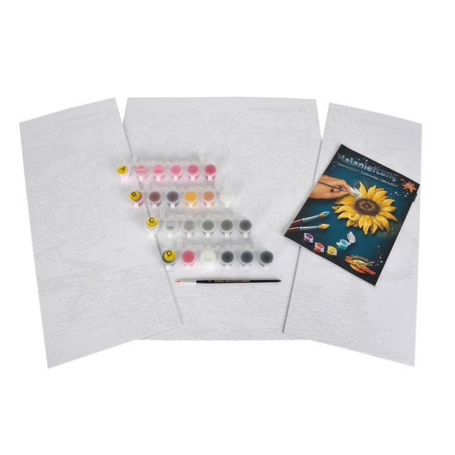 KIT PICTURA PE NUMERE SCHIPPER ORHIDEE, 3 TABLOURI VIV609260603