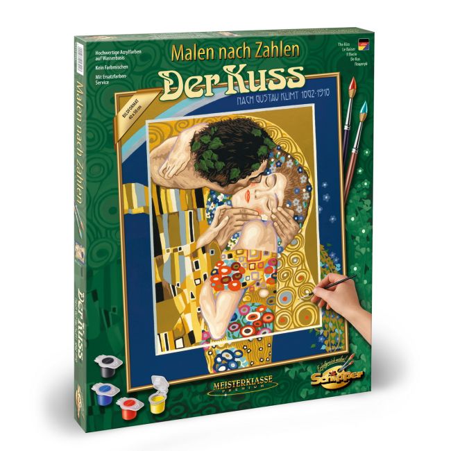 KIT PICTURA PE NUMERE SCHIPPER SARUTUL DE DE GUSTAV KLIMT VIV609130301