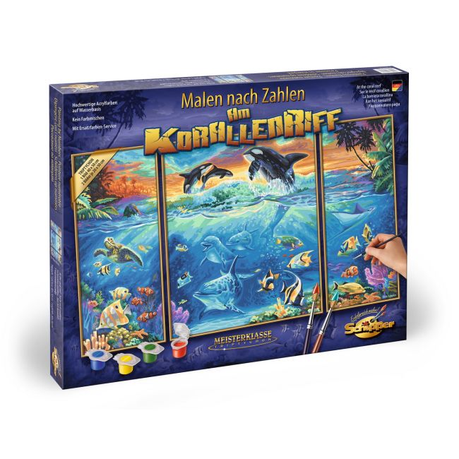 KIT PICTURA PE NUMERE SCHIPPER VIATA MARINA, 3 TABLOURI VIV609260531