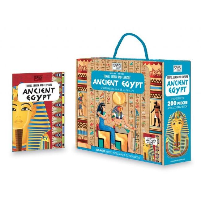 Cunoaste si exploreaza - puzzle egiptul antic (200 piese)