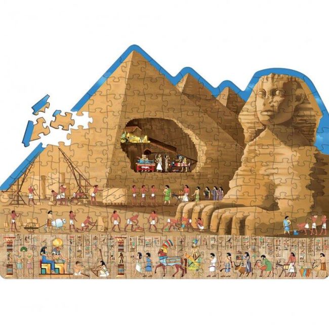 Cunoaste si exploreaza - puzzle egiptul antic (200 piese)