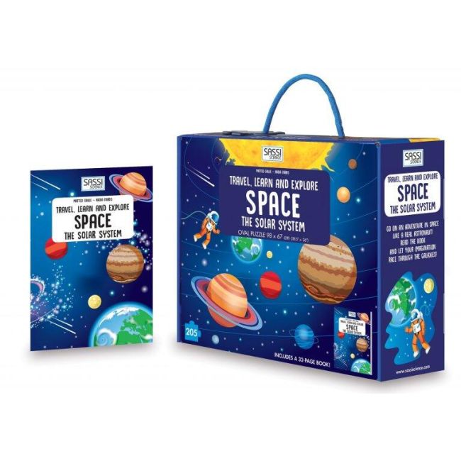 Cunoaste si exploreaza  - puzzle spatiul cosmic (205 piese)