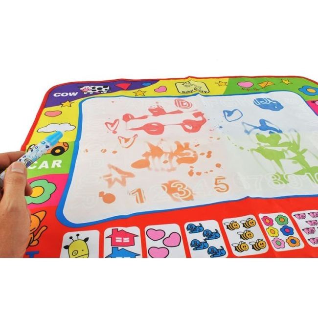 Covoras pentru desen cu apa, 2 markere incluse 78x58 cm Iso Trade MY17429 BBJMY17429_Initiala
