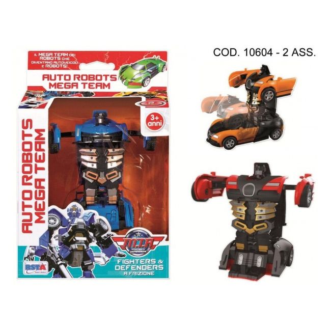 Macheta auto 15 cm transformabila in robot RS Toys - SOLRS10604