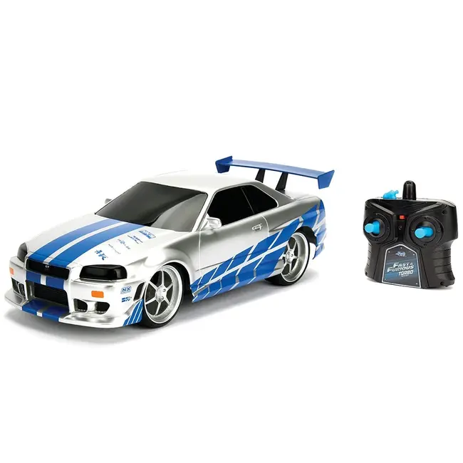 Masina jada toys fast and furious nissan skyline gtr 1:24 cu telecomanda hubs253203018