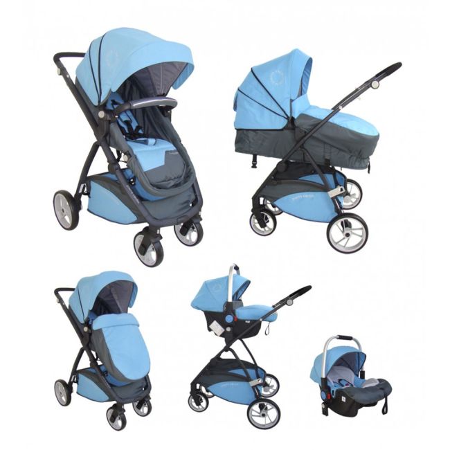 Pierre Cardin Neptune blue - carucior multifunctional 3 in 1 - BBSNeptune_Blue