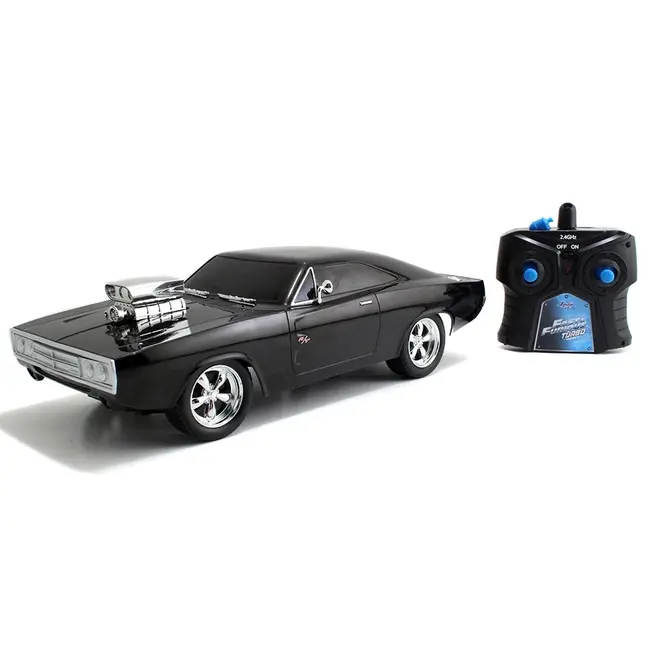 Masina jada toys fast and furious dodge charger 1970 1:24 cu telecomanda hubs253203019