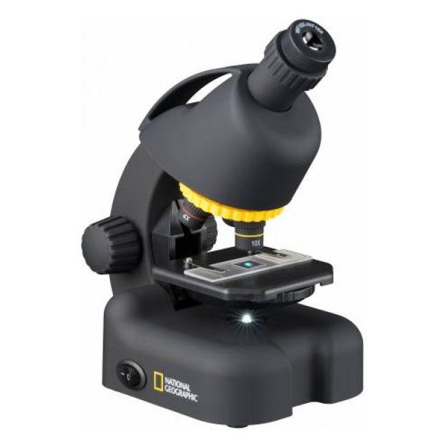 Microscop National Geographic 40-640x cu adaptor pentru telefonul mobil si accesorii - SOLBRS9119501
