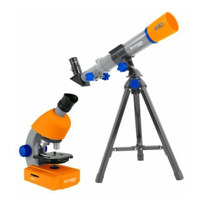 Set microscop cu telescop Junior National Geographic - SOLBRS8850900
