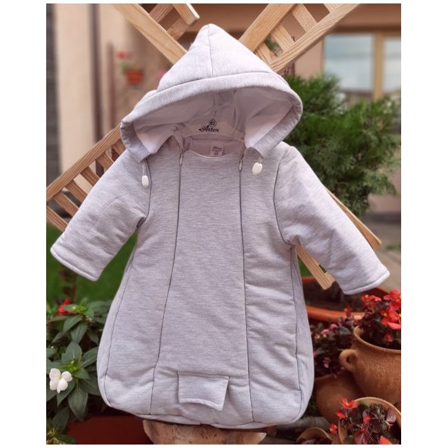 Combinezon - sac din bumbac - Gri Art001-CS-19