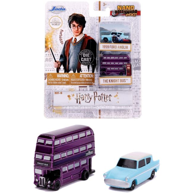 HARRY POTTER2 SET 2 MASINUTE THE KNIGHT BUS SI FORD ANGLIA 1959 VIV253181002