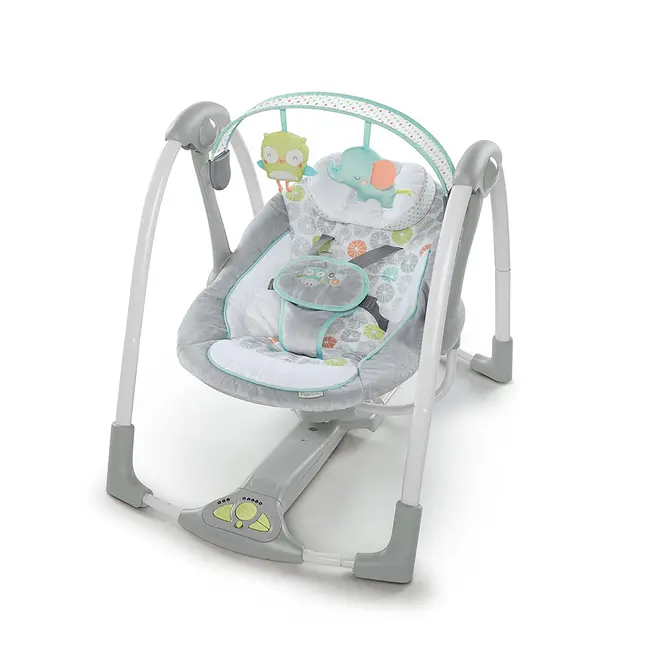 Ingenuity - Leagan portabil Swing 'n Go Portable Swing&trade; - Hugs & Hoots&trade; BBB10247