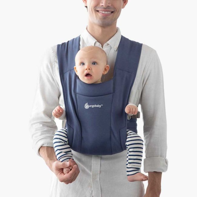 Marsupiu ergobaby embrace soft navy tnabcemanavy