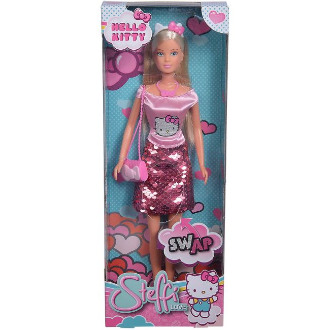 PAPUSA STEFFI CU FUSTITA CU PAIETE HELLO KITTY VIV109283010