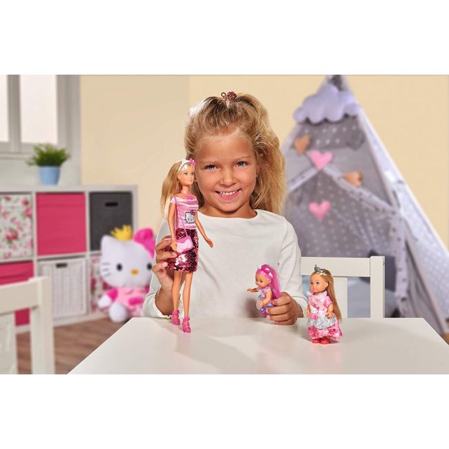 PAPUSA STEFFI CU FUSTITA CU PAIETE HELLO KITTY VIV109283010