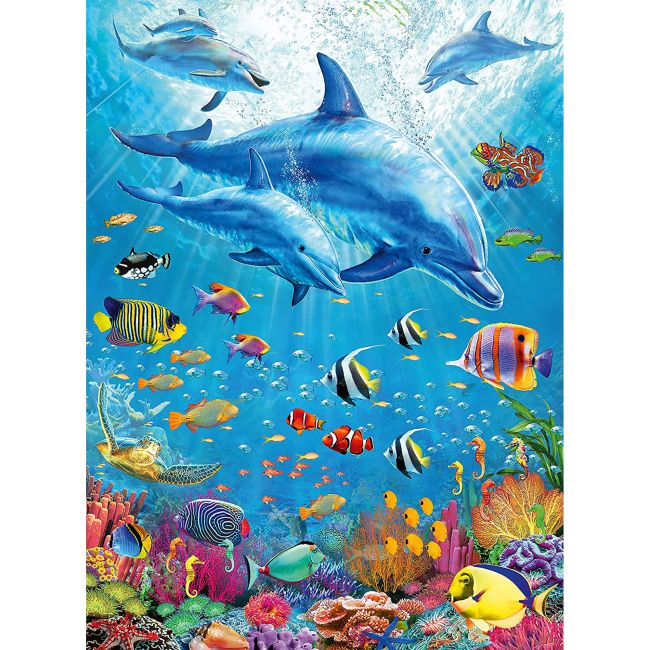 PUZZLE DELFINI SI PESTI, 100 PIESE - ARTRVSPC12889