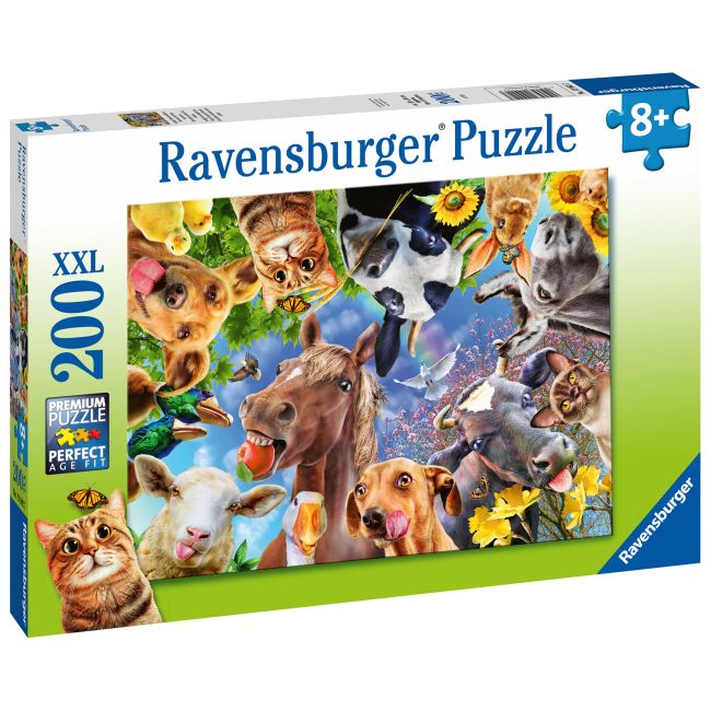 PUZZLE PORTRET CU ANIMALE, 200 PIESE - ARTRVSPC12902
