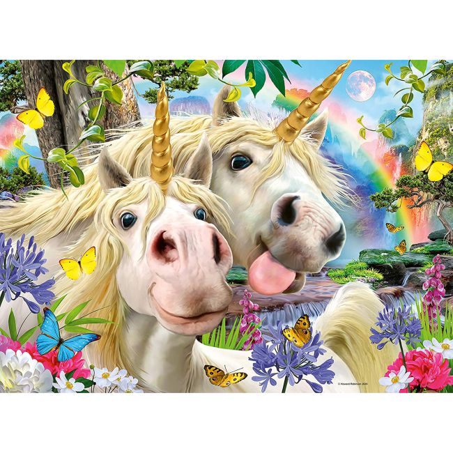 PUZZLE SELFIE CU UNICORNI, 100 PIESE - ARTRVSPC12898