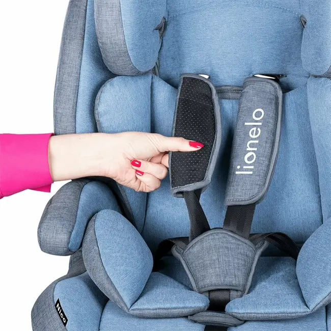 Lionelo - Scaun auto Nico Spatar detasabil, Protectie laterala, 9-36 Kg, Albastru BYNLO-NICO_BLUE