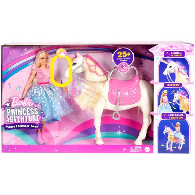 Papusa Barbie Princess Adventure si calul ei magic - 4AKGML79