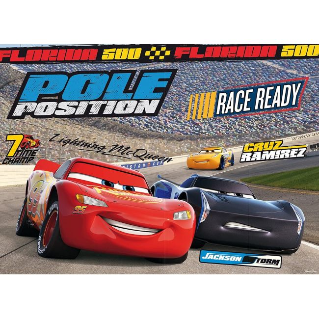 Puzzle de colorat maxi - Cars 3 (60 piese) EDULS64007