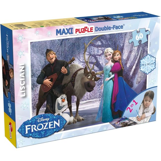 Puzzle de colorat maxi - Elsa si prietenii (60 piese) EDULS46874