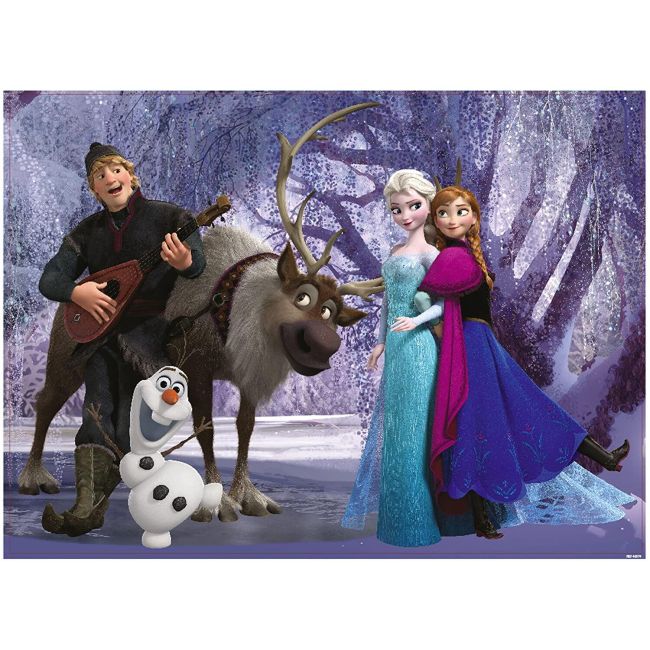 Puzzle de colorat maxi - Elsa si prietenii (60 piese) EDULS46874