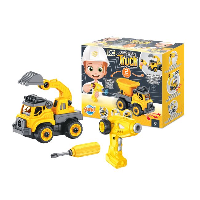 Set constructie Camion Autobasculanta si Excavator - BK9020