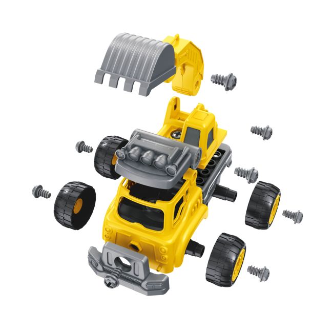 Set constructie Camion Autobasculanta si Excavator - BK9020