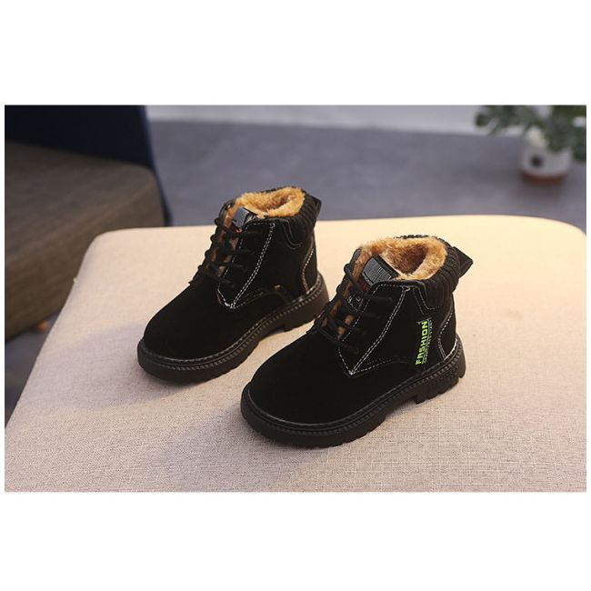 Ghete negre imblanite pentru copii - MD9018.Marimea 22