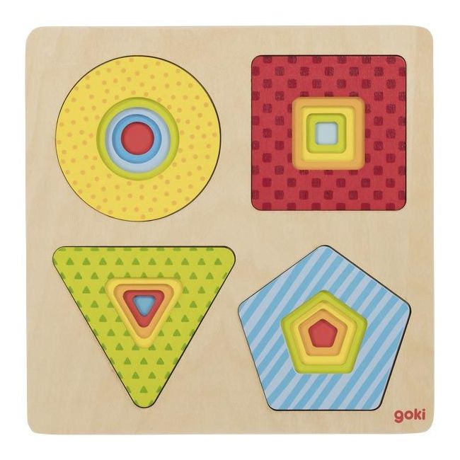 Puzzle stratificat Forme geometrice - OKEGOKI57705