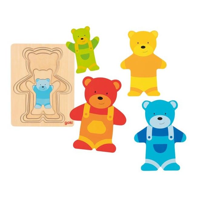 Puzzle stratificat Ursuletii Veseli - OKEGOKI57449