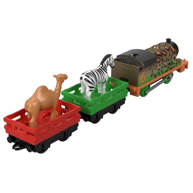 THOMAS LOCOMOTIVA PERCY ANIMAL PARTY MOTORIZATA CU 2 VAGOANE VIVMTFTF31_FXX56