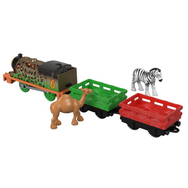 THOMAS LOCOMOTIVA PERCY ANIMAL PARTY MOTORIZATA CU 2 VAGOANE VIVMTFTF31_FXX56