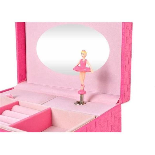 Cutie bijuterii muzicala cu balerina Iso Trade MY17459 BBJMY17459_Roz