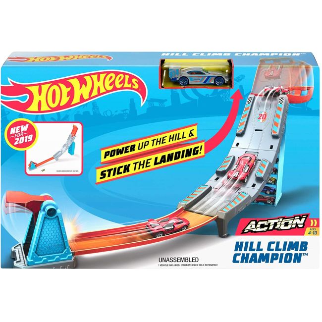 HOT WHEELS LANSATOR CU MASINUTA POWER UP THE HILL VIVMTGBF81_GBF83