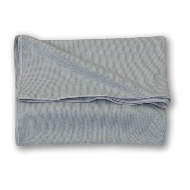 Paturica Pentru Copii Tricotata Din Bumbac, Pure Gri 110x72 Cm, Amy Pjb806291