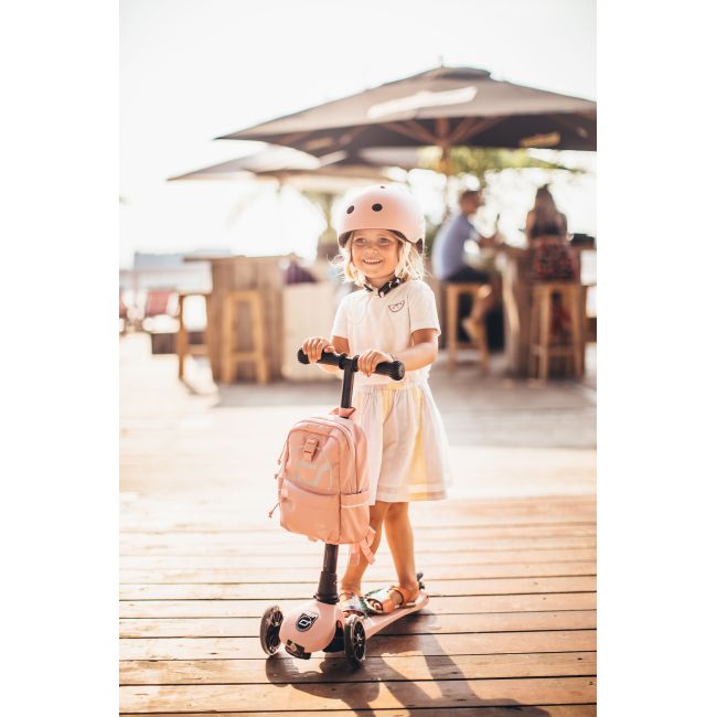 Rucsac Multifunctional Pentru Copii, Rucsac De Mana, Spate Sau Atasabil La Trotineta - Rose, 1-5 Ani, 9l Pjb96446