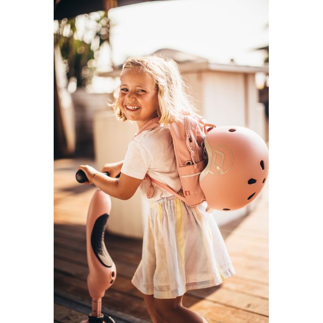 Rucsac Multifunctional Pentru Copii, Rucsac De Mana, Spate Sau Atasabil La Trotineta - Rose, 1-5 Ani, 9l Pjb96446