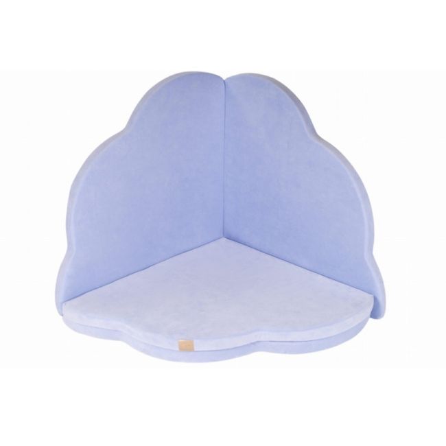 Saltea Norisor Pentru Joaca Din Spuma, Catifea Blue, 160x160cm Pjbmata020