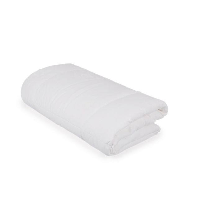 Set Pilota 135 X 100 Cm Si Perna 40 X 60 Cm Pentru Copii, Bumbac Si Umplutura Hipoalergenica Babysoft, Alb Pjbset300