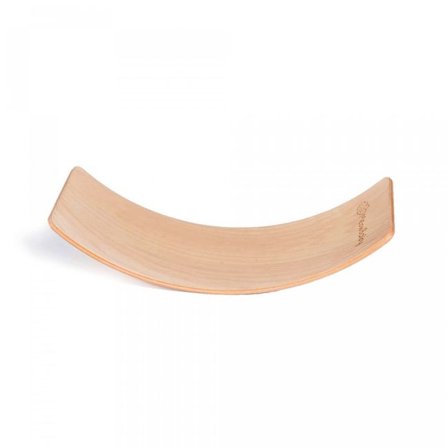 Balance Board - Placa De Echilibru Din Lemn Natur Pentru Copii, Meowbaby Pjb89941
