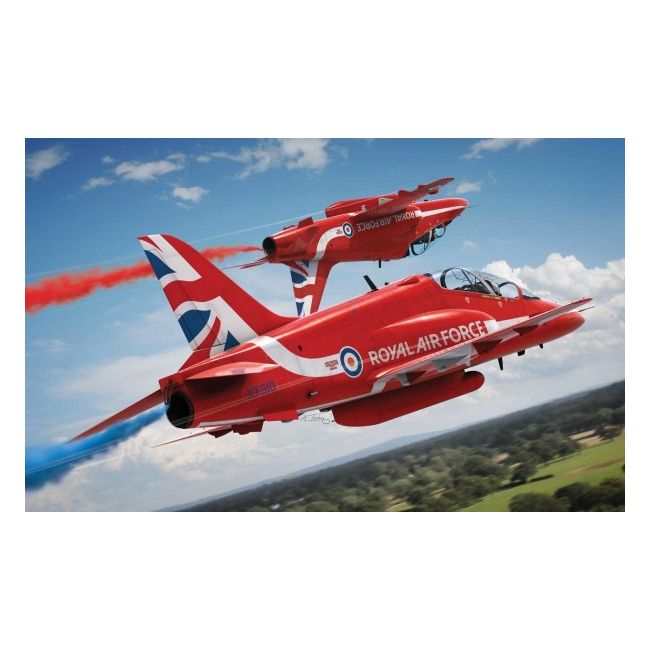 Kit constructie Airfix Avion RAF Red Arrows Hawk - SOLAF55202C