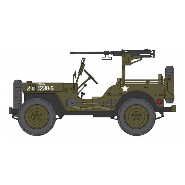 Kit constructie Airfix Jeep Willys MB  - SOLAF55117