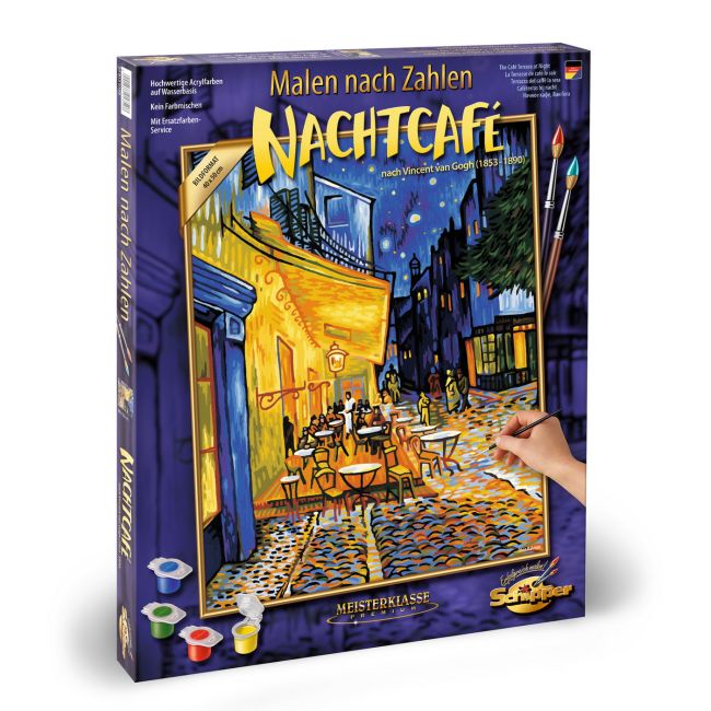 KIT PICTURA PE NUMERE SCHIPPER CAFE TERRACE VAN GOGH VIV609130359