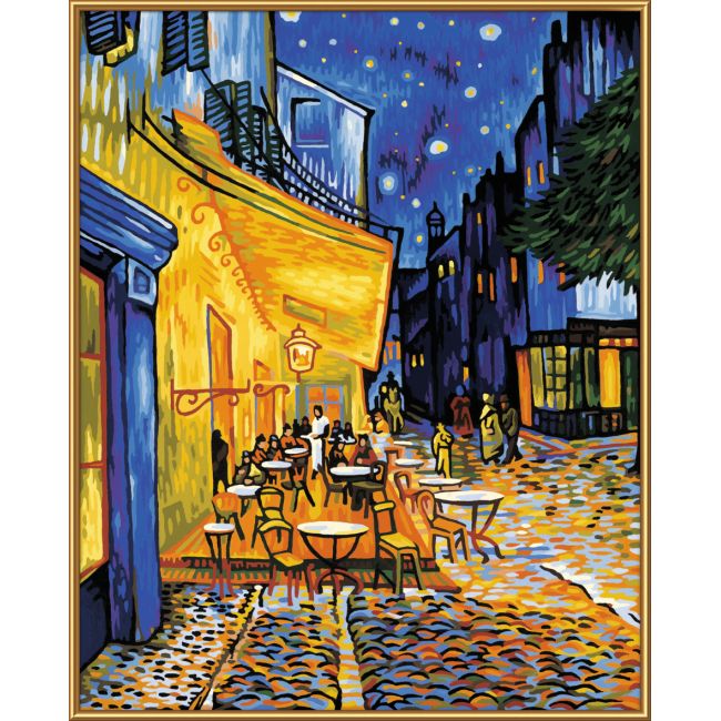 KIT PICTURA PE NUMERE SCHIPPER CAFE TERRACE VAN GOGH VIV609130359