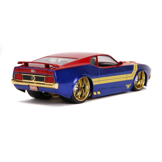 MASINUTA METALICA CAPTAIN MARVEL 1973 FORD MUSTANG MACH 1 SCARA 1 LA 24 VIV253225009