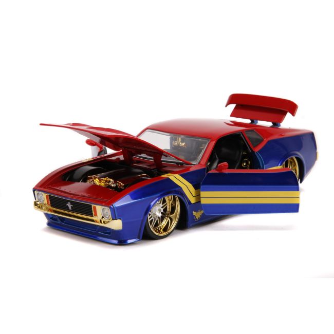 MASINUTA METALICA CAPTAIN MARVEL 1973 FORD MUSTANG MACH 1 SCARA 1 LA 24 VIV253225009