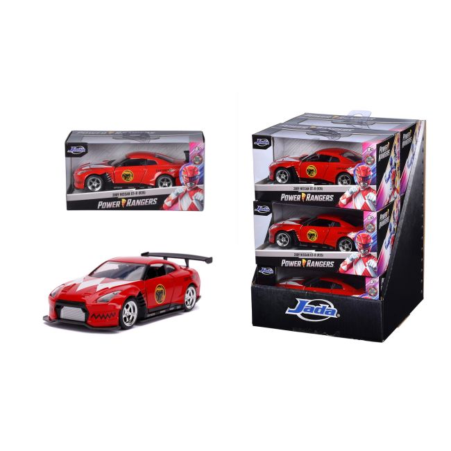 MASINUTA METALICA POWER RANGERS 2009 NISSAN GT-R R35 SCARA 1 LA 32 VIV253252009
